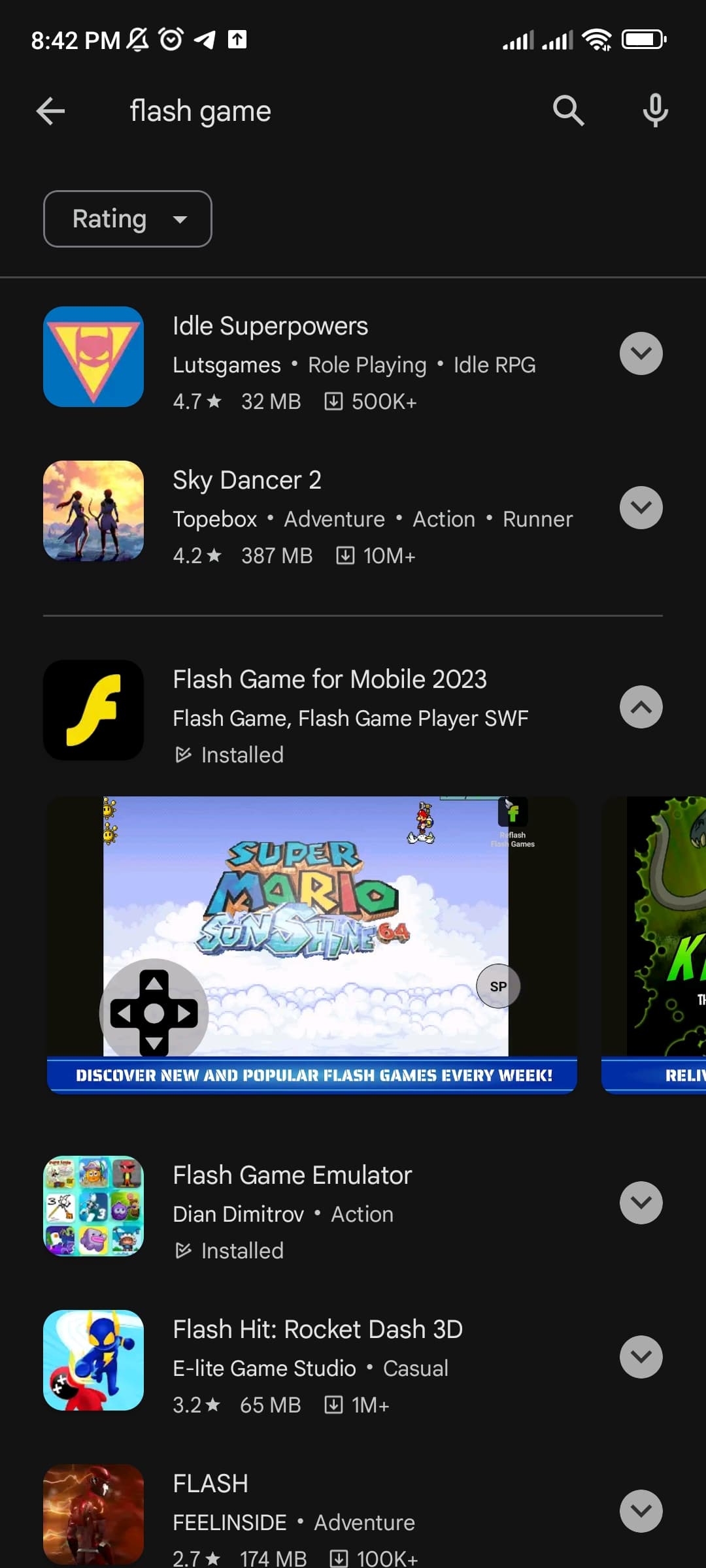 Flash Game App