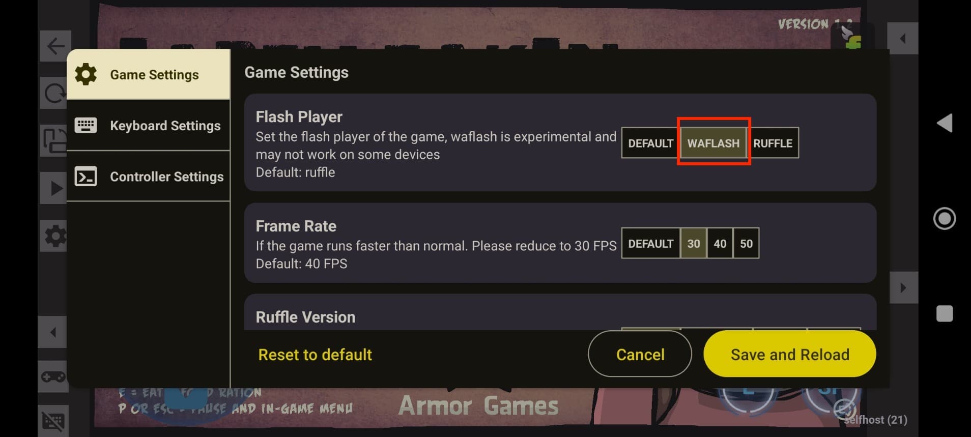 Switch to WAFlash Player